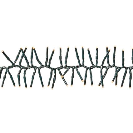 LED zunanji niz luči 1512xLED/7 funkcij 14m IP44 topla bela