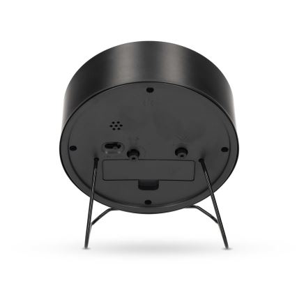 Analogna budilka 1xAA črna