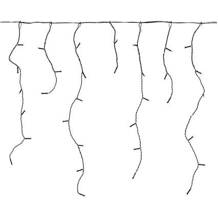 Zunanja LED zavesa 180xLED/7 funkcij 10,9 m IP44 topla bela