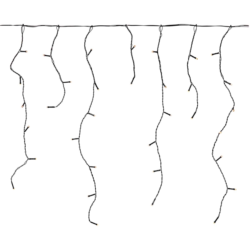 Zunanja LED zavesa 180xLED/7 funkcij 10,9 m IP44 topla bela
