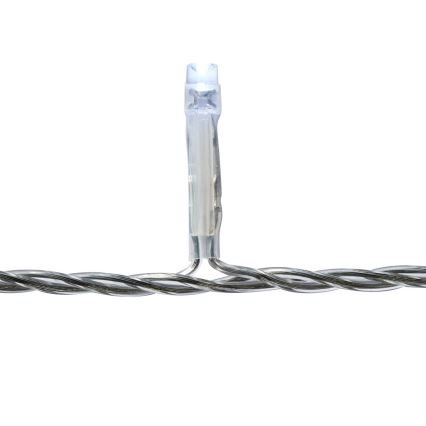 LED zunanja zavesa 360xLED/7 funkcij 14m IP44 hladno bela