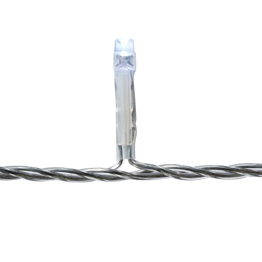 LED zunanja zavesa 360xLED/7 funkcij 14m IP44 hladno bela
