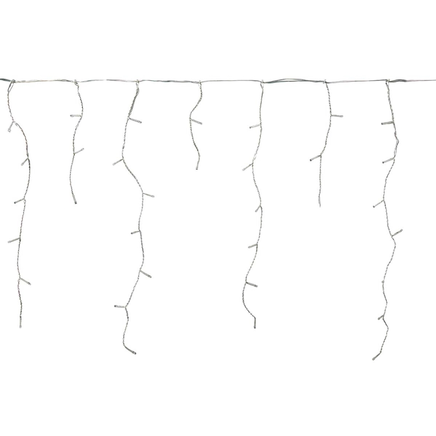 LED zunanja zavesa 360xLED/7 funkcij 14m IP44 hladno bela