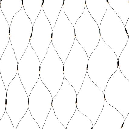 LED zunanja zavesa 160xLED/7 funkcij 5m IP44 topla bela