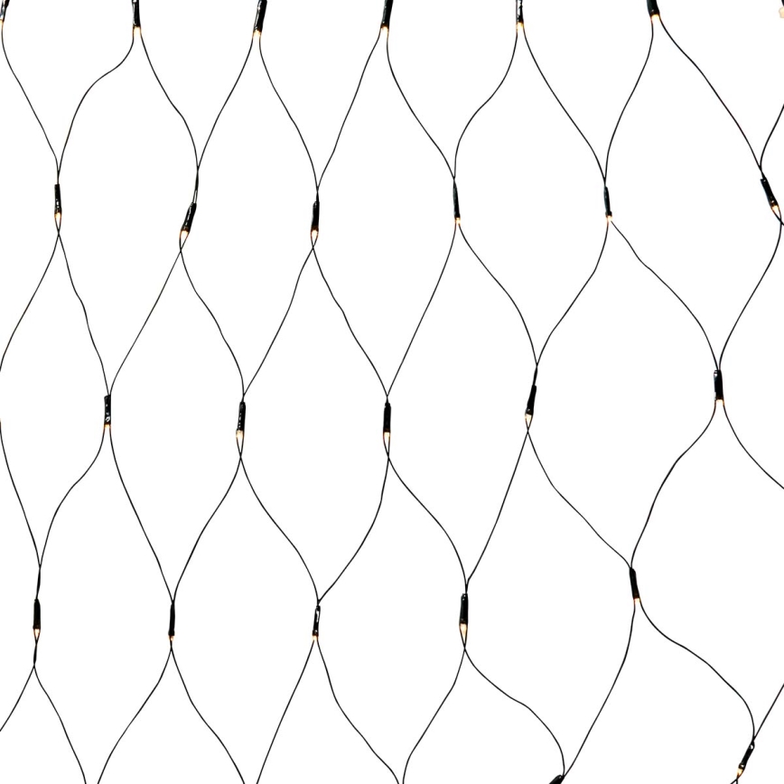 LED zunanja zavesa 320xLED/7 funkcij 6m IP44 topla bela