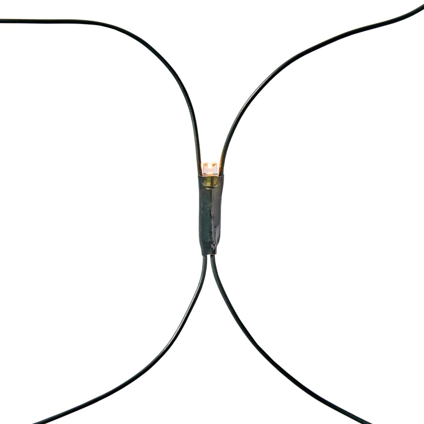 LED zunanja zavesa 320xLED/7 funkcij 6m IP44 topla bela