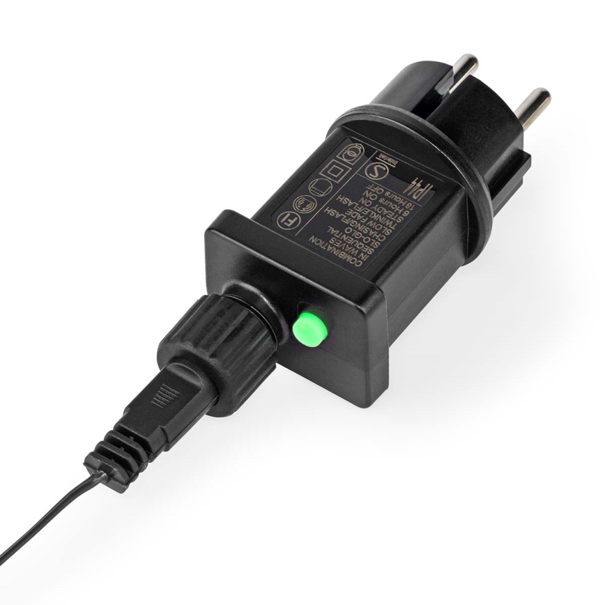 LED zunanja zavesa 320xLED/7 funkcij 6m IP44 topla bela