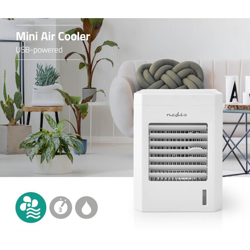 Hladilec zraka 5,2W/USB bel