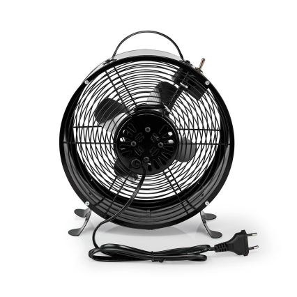 Namizni ventilator RETRO 20W/230V črna ø25 cm