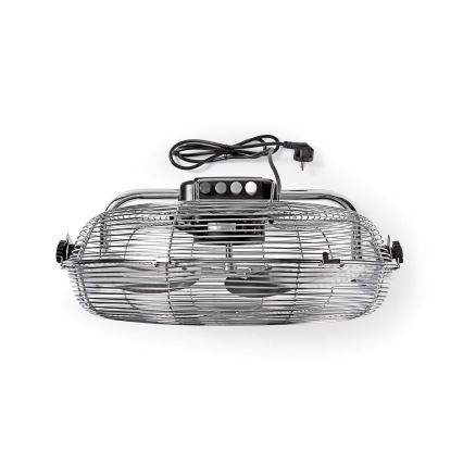 Talni ventilator 80W/230V sijajni krom