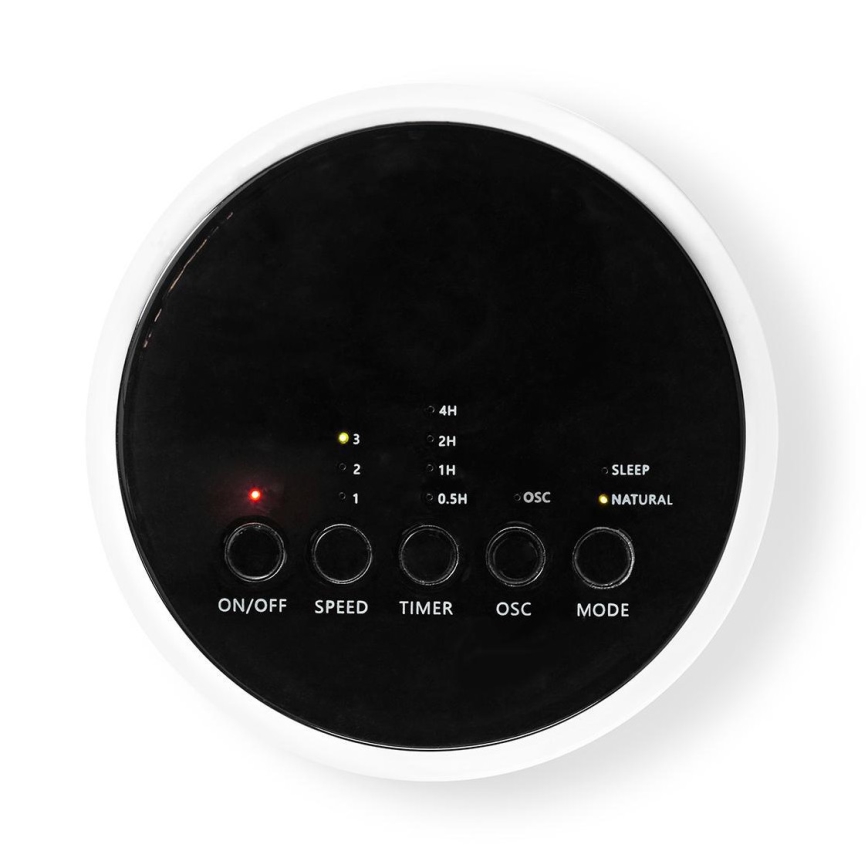 Stoječi ventilator 50W/230V bela + Daljinski upravljalnik