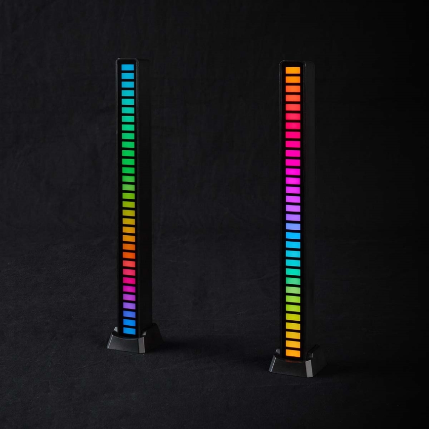 SET 2x LED RGB Napolnitvena namizna svetilka LED/250 mAh