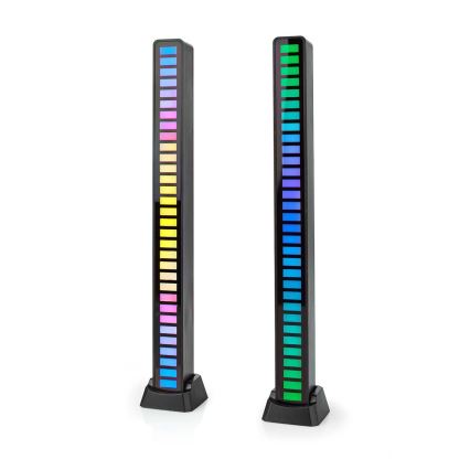 SET 2x LED RGB Napolnitvena namizna svetilka LED/250 mAh