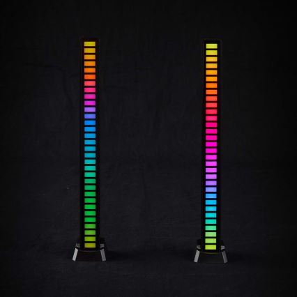 SET 2x LED RGB Napolnitvena namizna svetilka LED/250 mAh