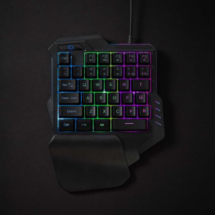 LED RGB Enoročna gaming tipkovnica 5V