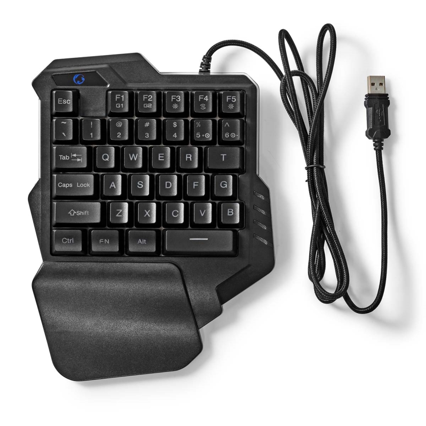 LED RGB Enoročna gaming tipkovnica 5V