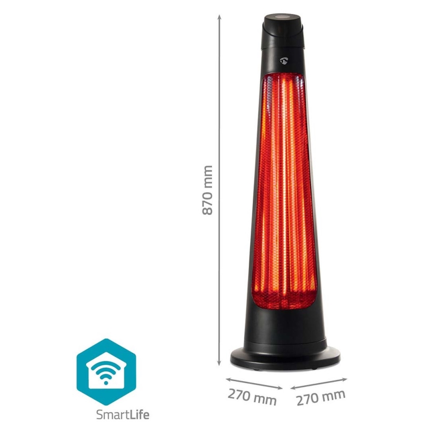 Zunanji grelnik SmartLife 600/1200W/230V Wi-Fi Tuya IP24