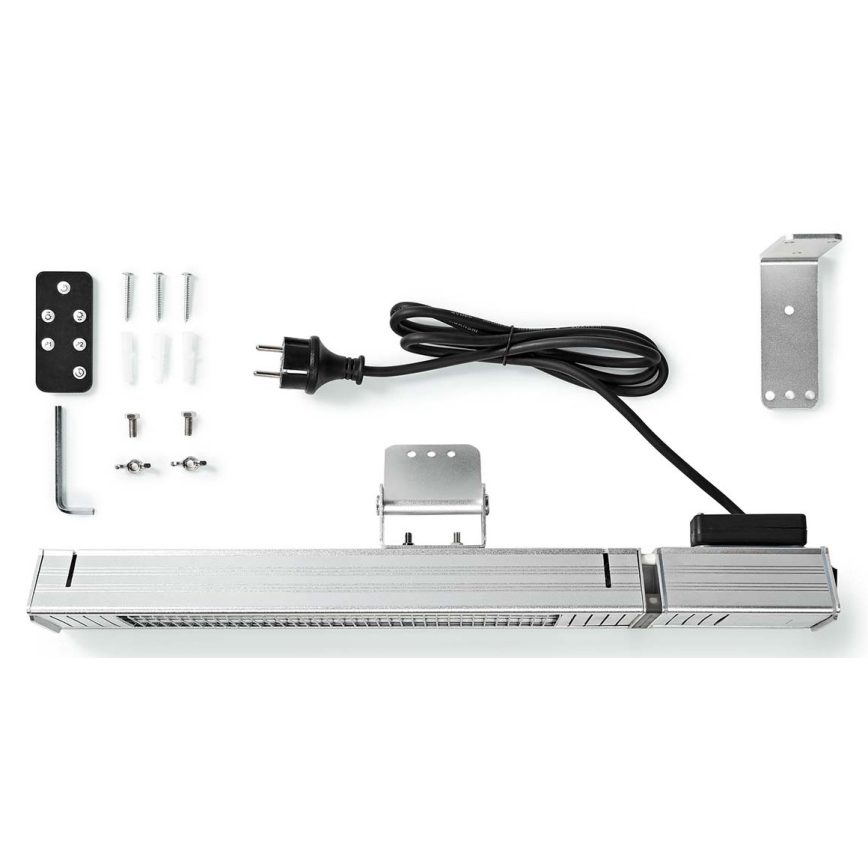 Zunanji grelec 100W/2000W/230V IP65 + Daljinski upravljalnik