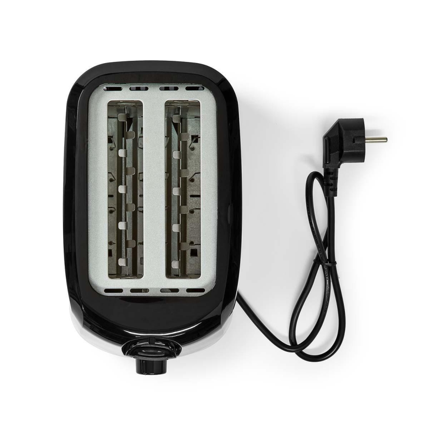 Toaster 700W/230V črn