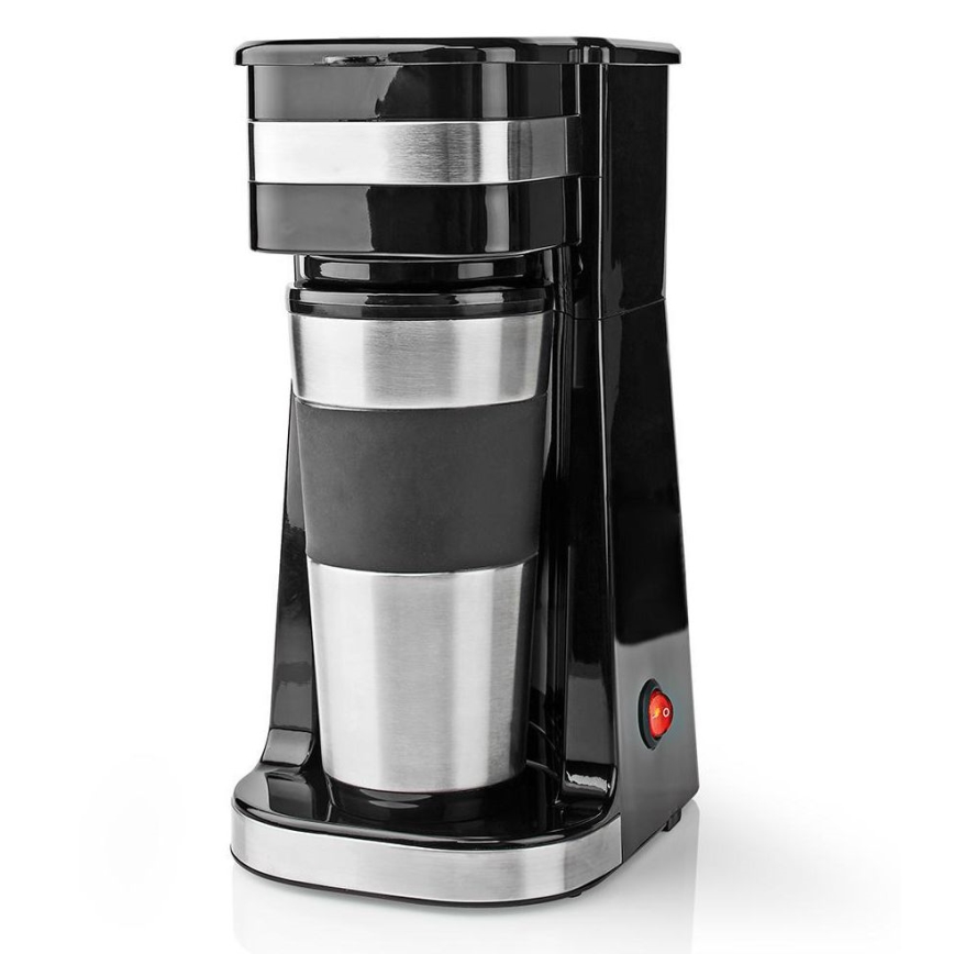 Kavni aparat za eno skodelico 0,4 l s potovalnim lončkom