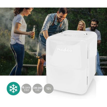 Prenosni mini hladilnik 50W/230V bel