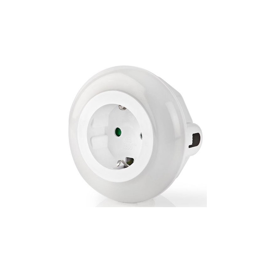 LED Nočna svetilka s senzorjem LED/0,6W/230V