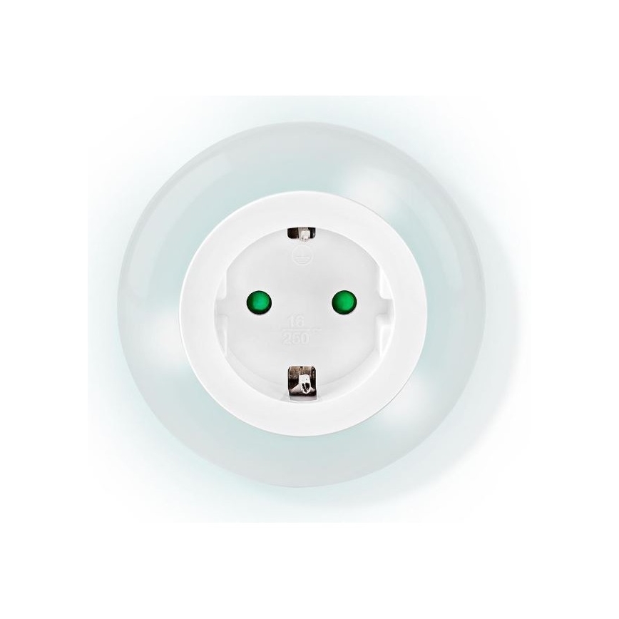 LED Nočna svetilka s senzorjem LED/0,6W/230V