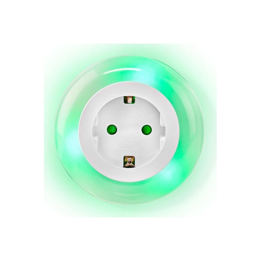 LED Nočna svetilka s senzorjem LED/0,6W/230V