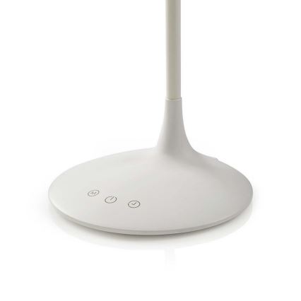 LED Zatemnitvena namizna svetilka LED/6W/5V 2200 mAh bela
