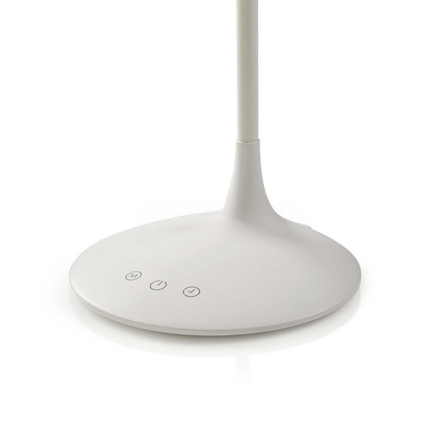 LED Zatemnitvena namizna svetilka LED/6W/5V 2200 mAh bela