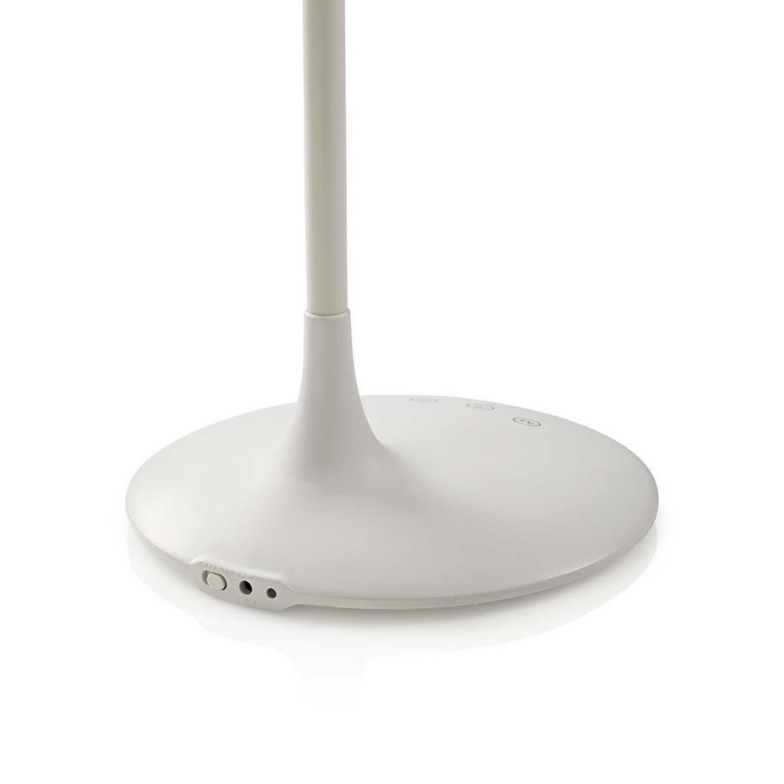 LED Zatemnitvena namizna svetilka LED/6W/5V 2200 mAh bela