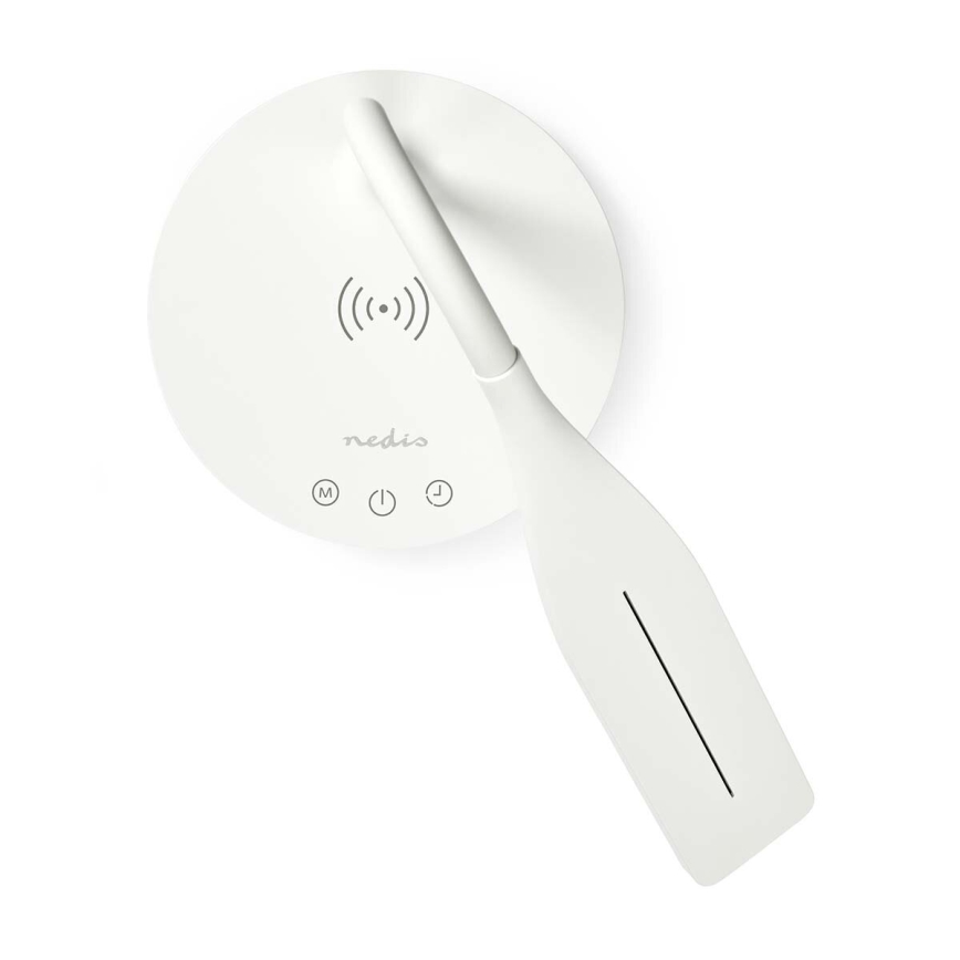 LED zatemnitvena prilagodljiva namizna svetilka na dotik s 15W brezžičnim polnjenjem Qi LED/5,5W/230V 2700-6500K bela