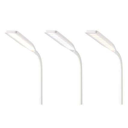 LED zatemnitvena prilagodljiva namizna svetilka na dotik s 15W brezžičnim polnjenjem Qi LED/5,5W/230V 2700-6500K bela