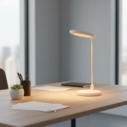 Zatemnjiva polnilna LED-svetilka na dotik z ogledalom LED/6W/1200 mAh 3000/4000/5700K CRI 90 bela