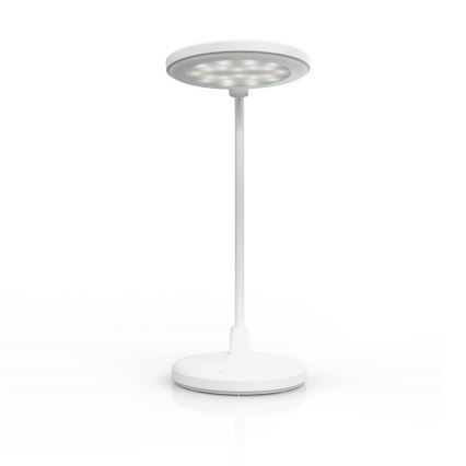 Zatemnjiva polnilna LED-svetilka na dotik z ogledalom LED/6W/1200 mAh 3000/4000/5700K CRI 90 bela