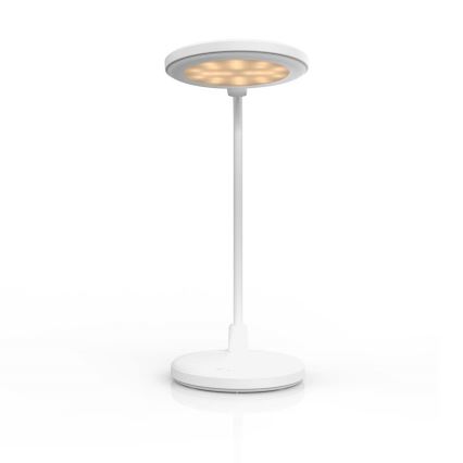 Zatemnjiva polnilna LED-svetilka na dotik z ogledalom LED/6W/1200 mAh 3000/4000/5700K CRI 90 bela