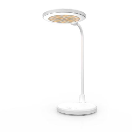 Zatemnjiva polnilna LED-svetilka na dotik z ogledalom LED/6W/1200 mAh 3000/4000/5700K CRI 90 bela