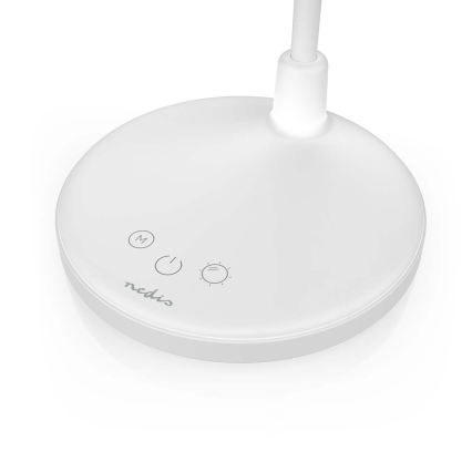 Zatemnjiva polnilna LED-svetilka na dotik z ogledalom LED/6W/1200 mAh 3000/4000/5700K CRI 90 bela