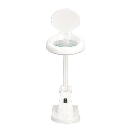 LED namizna svetilka z lupo LED/6W/230V bela