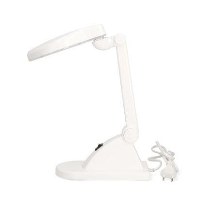LED namizna svetilka z lupo LED/6W/230V bela