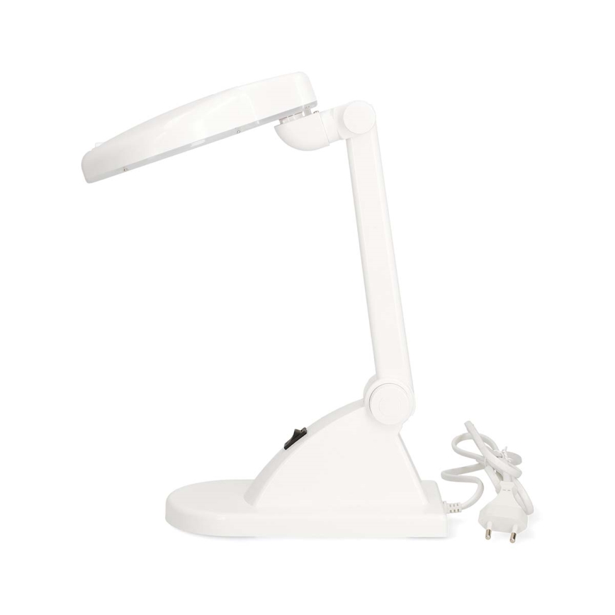 LED namizna svetilka z lupo LED/6W/230V bela