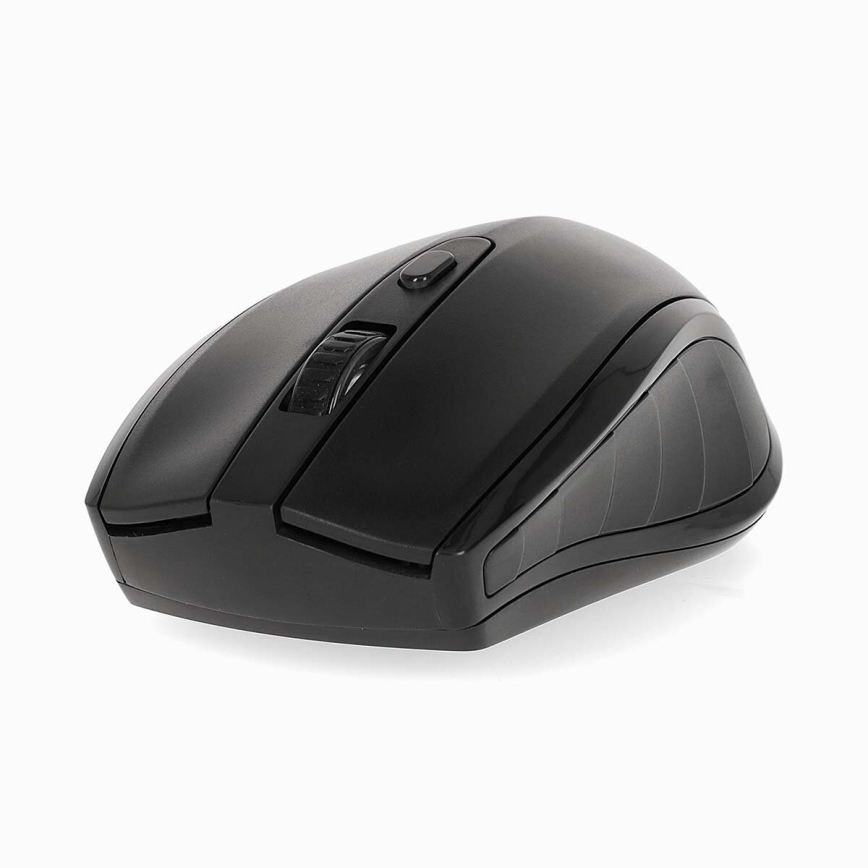 Brezžična miška 800/1200/1600 DPI 2xAAA črna