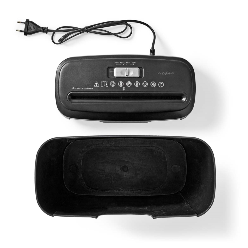 Uničevalnik papirja A4 prostornina 10 l 230V črn