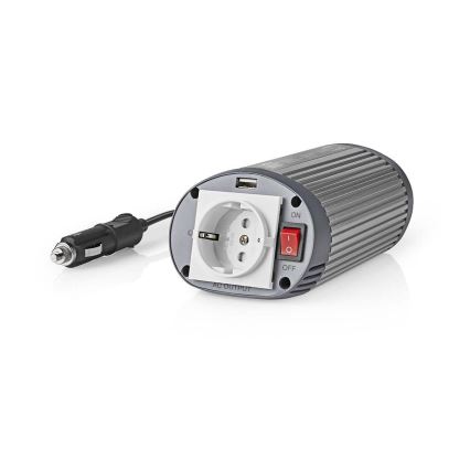 Pretvornik napetosti 150W/24/230V + USB