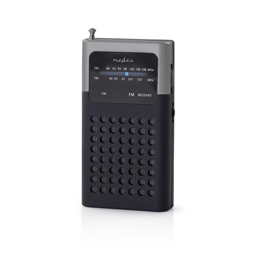Žepni FM radio 1,5W/2xAAA