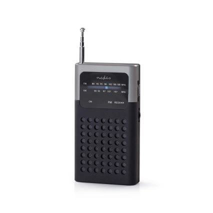 Žepni FM radio 1,5W/2xAAA