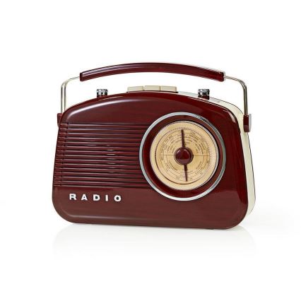 FM Radio 4,5W/230V rjav