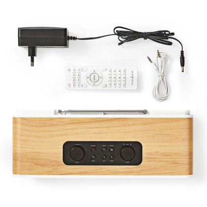 Multifunkcijski internetni radio 34W/230V DAB+ FM Wi-Fi Bluetooth USB + Daljinski upravljalnik