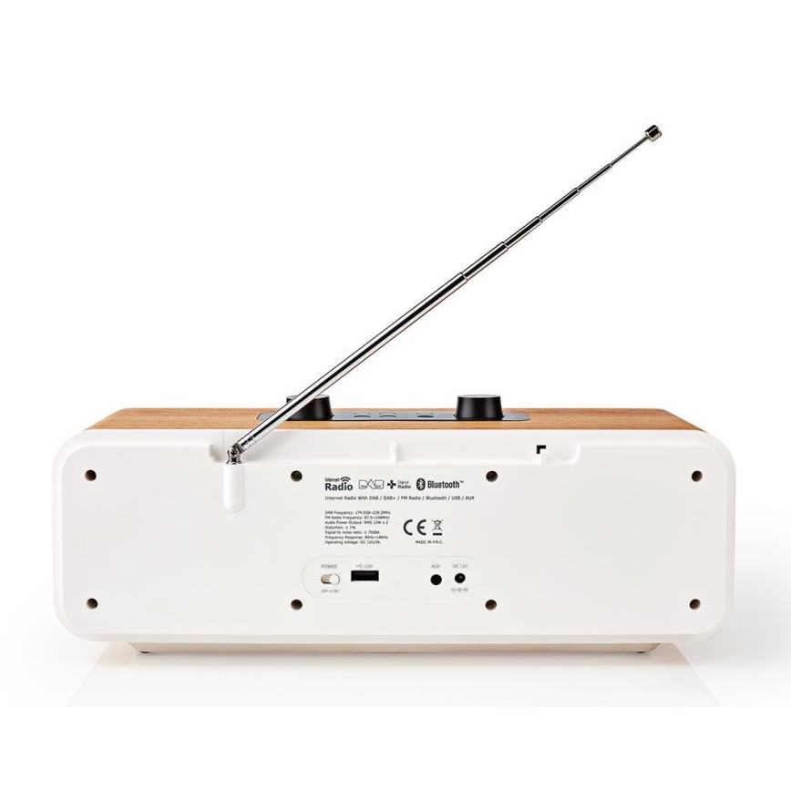 Multifunkcijski internetni radio 34W/230V DAB+ FM Wi-Fi Bluetooth USB + Daljinski upravljalnik