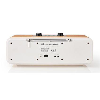 Multifunkcijski internetni radio 34W/230V DAB+ FM Wi-Fi Bluetooth USB + Daljinski upravljalnik